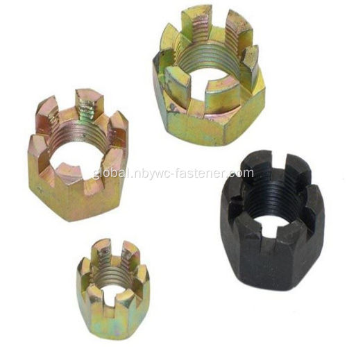 SS Slotted Nut DIN 935 CASTLE NUT Factory